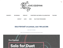 Tablet Screenshot of eveegoyan.com